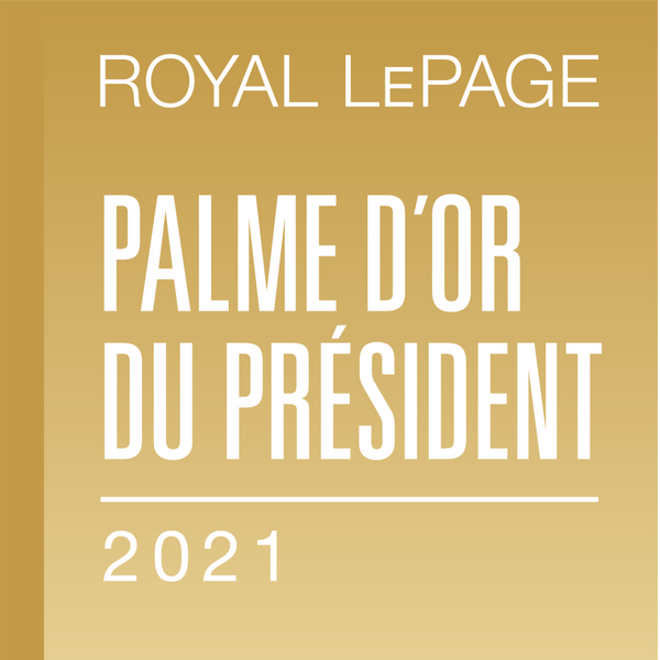 Awards of Gabriela Jonas, residential real estate broker with Royal LePage Expert, serving Longueuil, Brossard, Saint-Constant, Delson and the South Shore of Montreal.